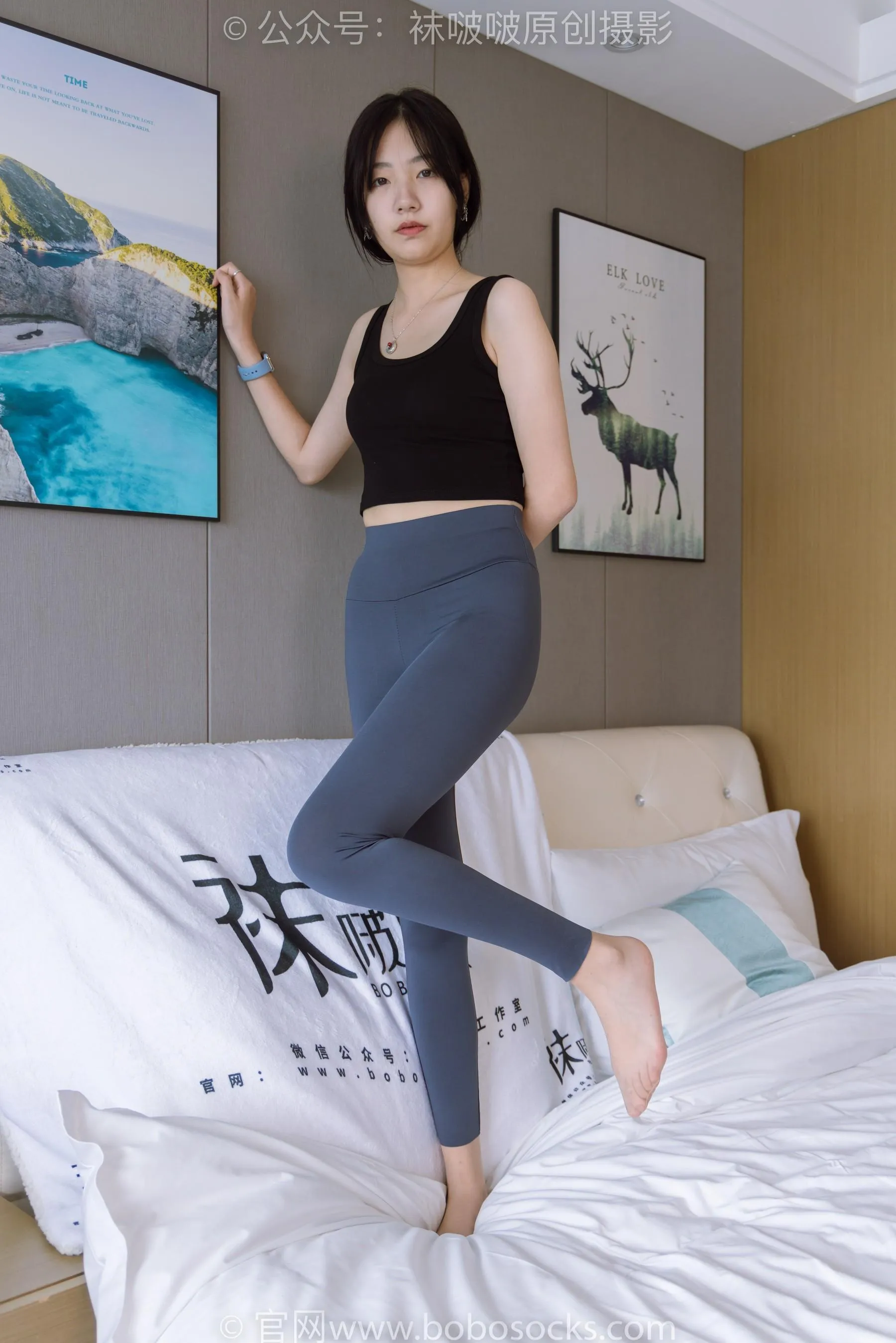 [BoBoSocks袜啵啵]NO.212 小甜豆-运动鞋、肉丝、瑜伽裤裤里丝[23] [53P]插图2